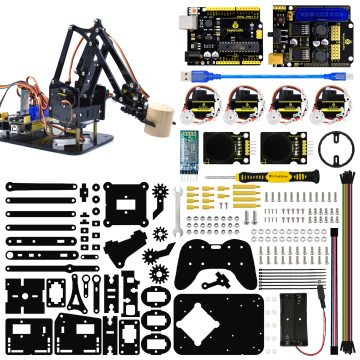 Keyestudio 4DOF Mini desktop robot arm kit for Arduino educational robot arm