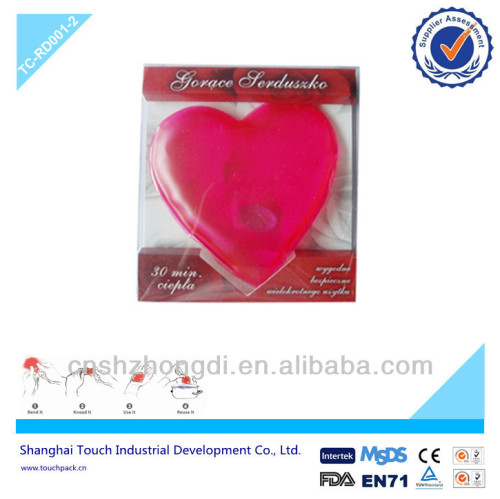 magic boiling rechargeable heating pad heart shape