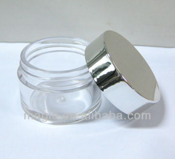 high quality petg cream jar,thick wall body cream jar,round cylindrical shape creamjar