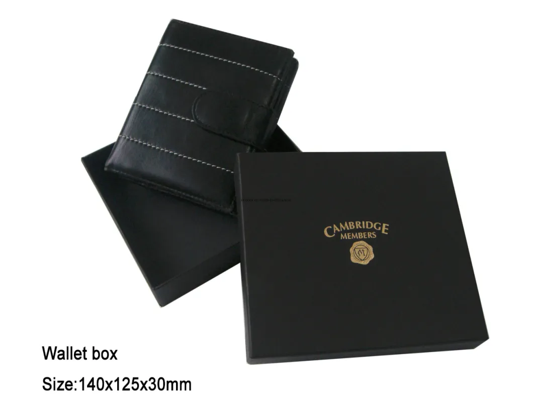 Jy-GB58 Black Wallet Cardboard Gift Packing Box