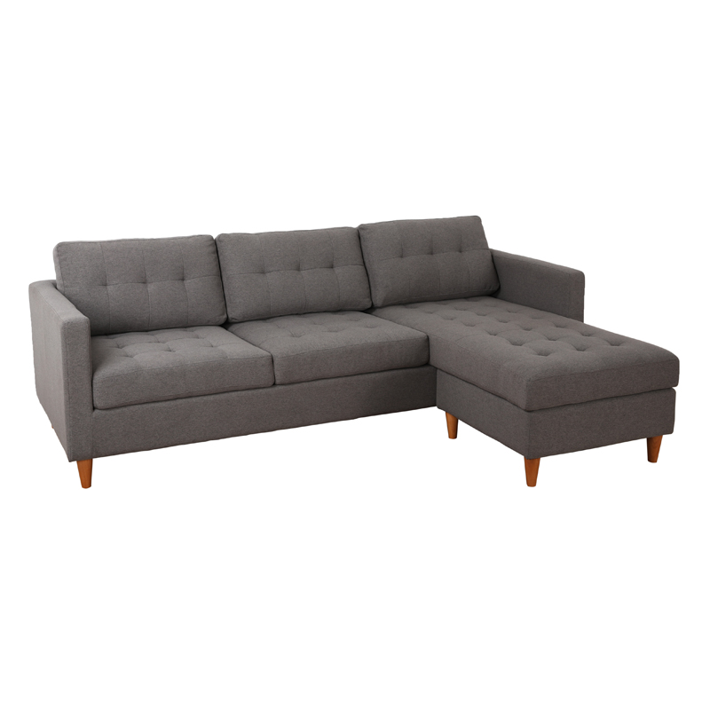 Manual Recliner Fabric Corner Sofa