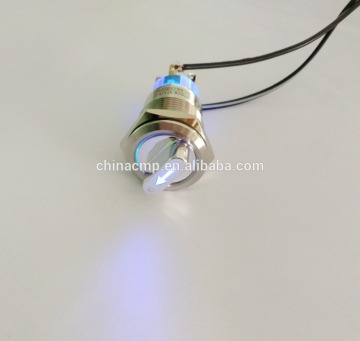Waterproof IP67 19mm LED Light Rotary Switch
