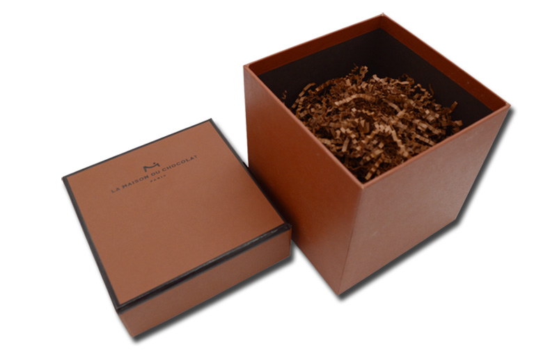 Brown gift paper box