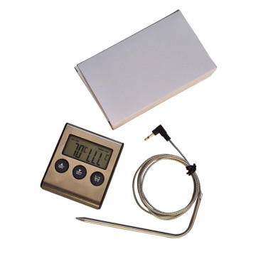 デジタル調理温度計とアラーム付きタイマー
