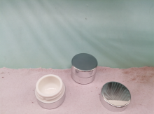 Plastic Round Shade Lip Balm Container