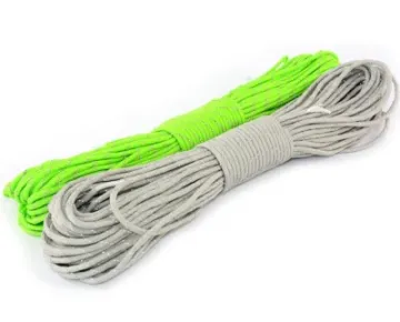 Reflective 7 Strand Paracord 4mm Polyester Paracord 550