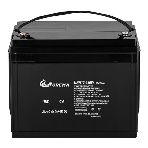 12V520W Alta taxa VRLA de alto desempenho AGM Bateria