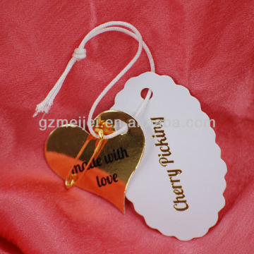 custom hangtag printing/ customized hangtag