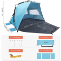 Fully Automatic Spring 3-4 People Beach Tents