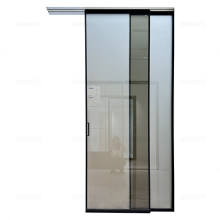 Australia Standard Narrow Aluminum Frame Sliding Pocket Door for Bathroom