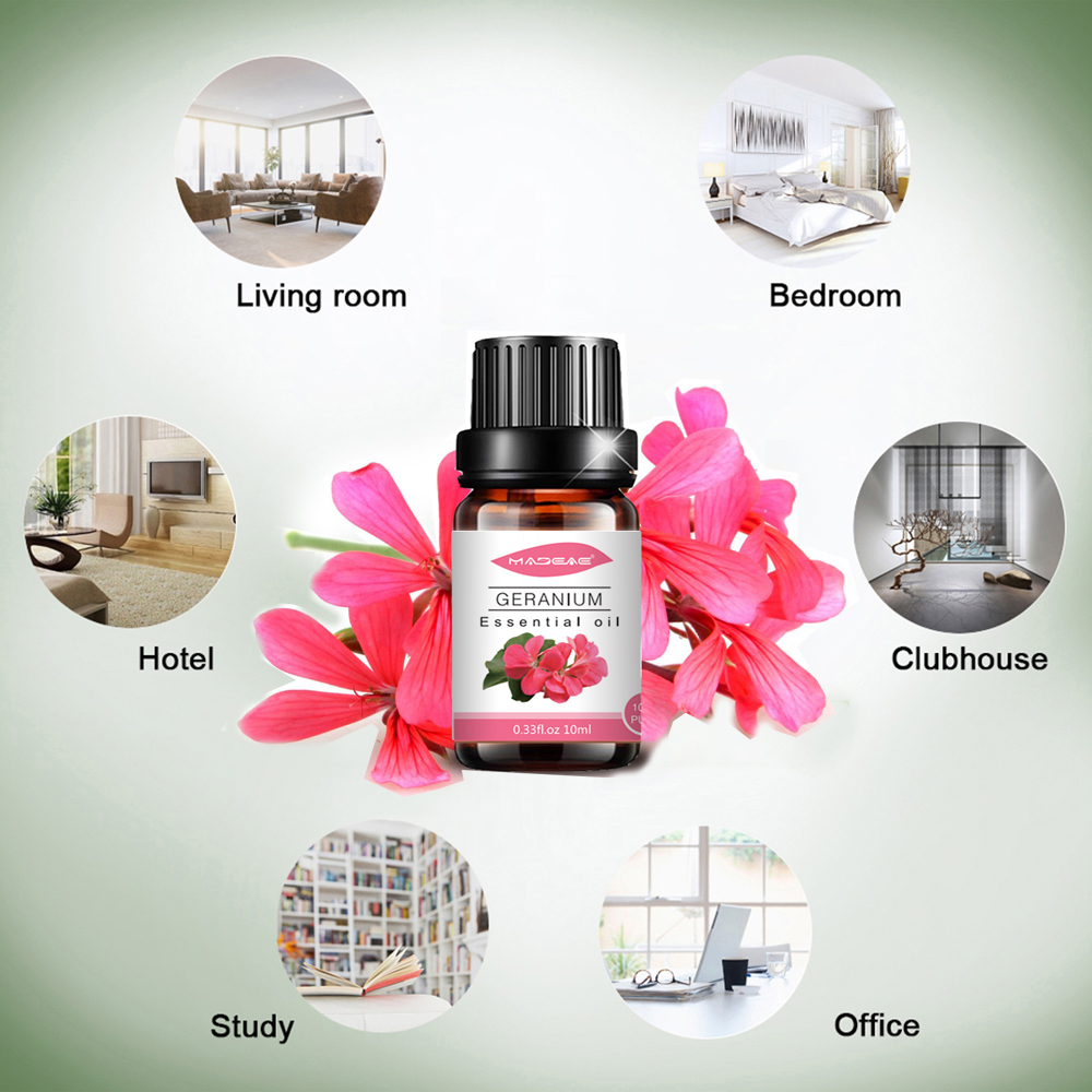 Geranium diffuser grosir 100% minyak esensial murni