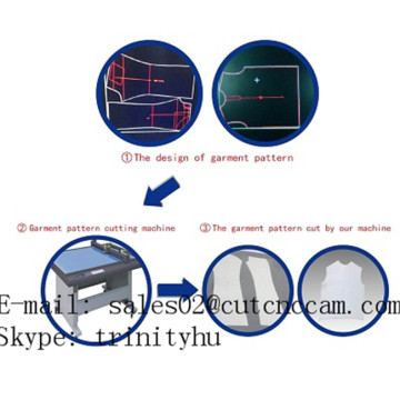 flatbed tangential cnc pattern cutting CNC cutter machine