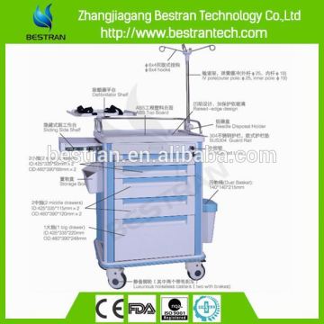 BT-EY009 Small size & light weight hospital abs medicine changing trolley