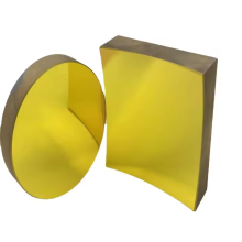 Custom Round Laser Reflect Mirror - Aluminum Gold Coated Optical Plano Concave Mirror