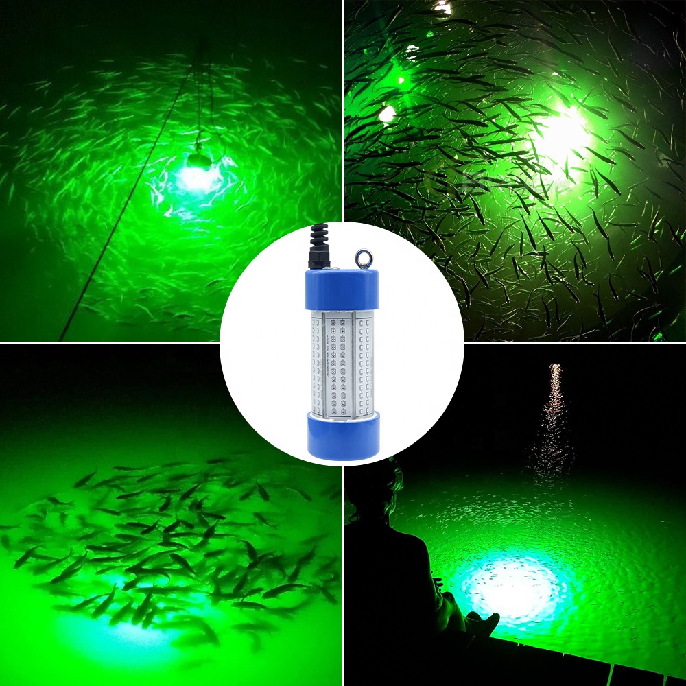 Green Color underwater fishing led lights high brightness underwater fishing led lights 300w