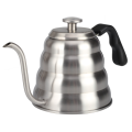 Stainless steel pour coffee pot with lid