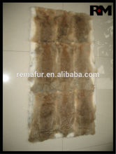 Factory wholesale real rabbit fur plates / carpet / blanket in 55X110CM