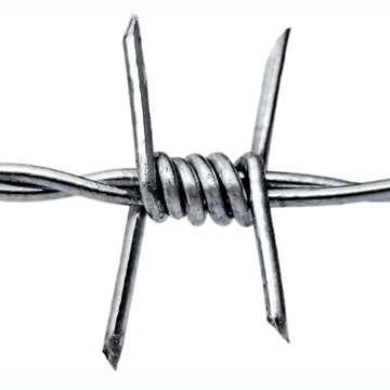 hot dipped galvanized barbed wire fence