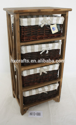 living room cabinet with woven basket wicker basket cabinet