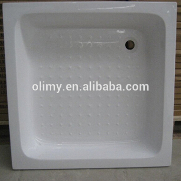 Fiberglass shower tray size 80*80,SMC square shower tray