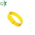 Hot Selling USB Logo Olika storlekar Silikonarmband