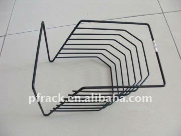 Standing black metal cd racks P-1318