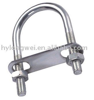 U- bolt with plate,stainless steel u bolt
