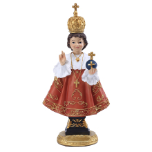 11 Inch Catholic Infant Jesus of Prague Statue: Resin Sculpture, Decoration, and Religious Gift