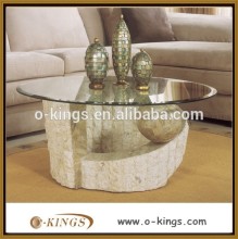 modern travertine marble coffee table