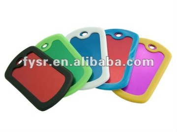 Fashion silicone dog tag silencers tag silencers for pet dog