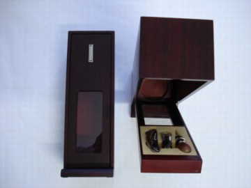 Wine Tool Set with red wooden box