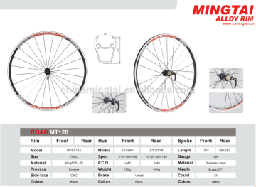 MT120 700C wheels bike road ,colored road bike wheels ,road bike wheels