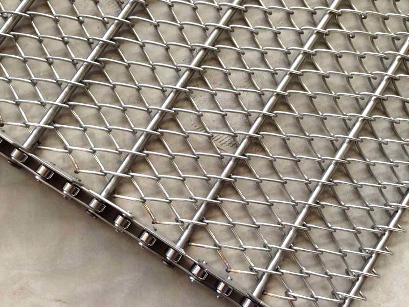 metal stainless steel chain link spiral conveyor wire belt price for materials handing equipment