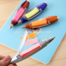 logo printed mini gift notepaper plastic ball pen
