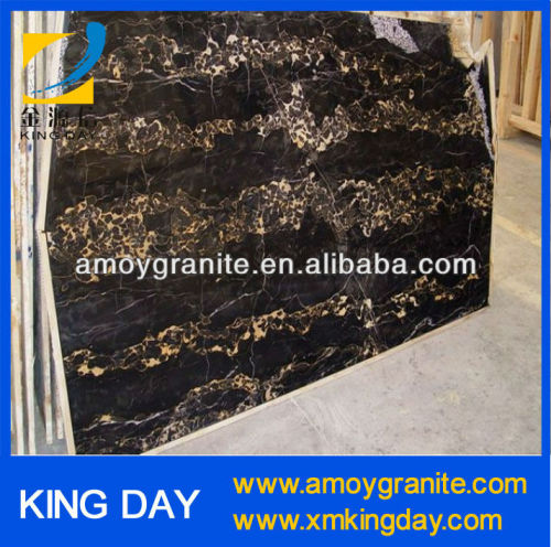 Chinese marble Golden portoro slab