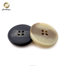 Eco-Friendly 4-Hole Round Plastic Resin Buttons - 22/17mm Sewing Suit Button for Clothes