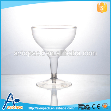 Unique design non toxic ps disposable plastic wine cups