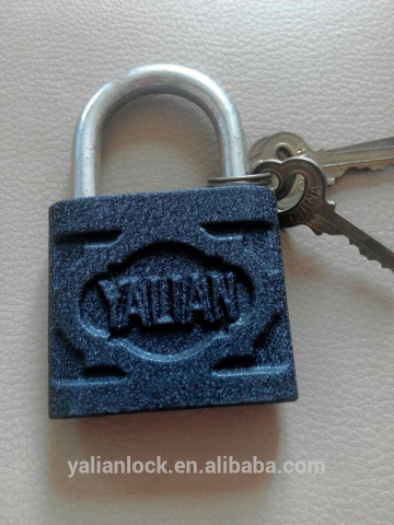 Black Color Cast Iron Padlock