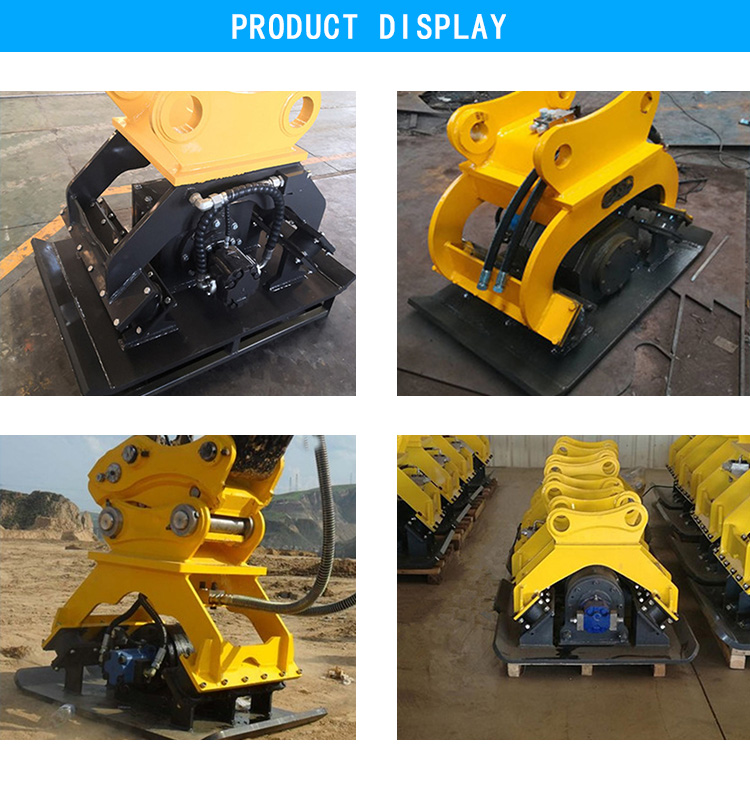 Excavator parts hydraulic vibro high power and high horsepower compactor plate vibration rammer