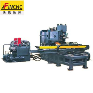 Punching hole on steel plate