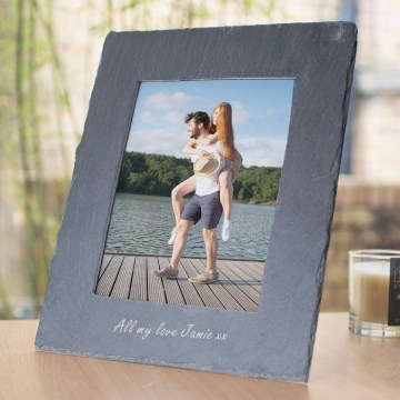 Factory Direct 36x31.5 cm Handmade Natural Slate Stone Photo Frame