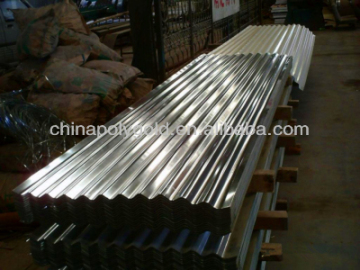 galvanized corrugated metal roof tiles