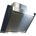 60CM Angled Glass and Steel Hoods