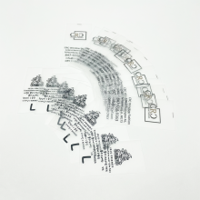 Custom Sustainable Washable Eco-Friendly Woven Labels - Satin Transparent Woven Cloth Tags