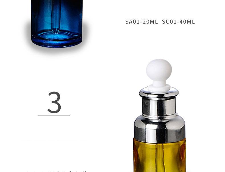 Cosmetic glass bottle essencestock dropper bottle (5)