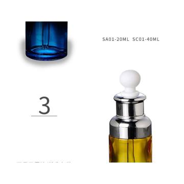 Essência de garrafa de vidro cosmético / frasco conta-gotas