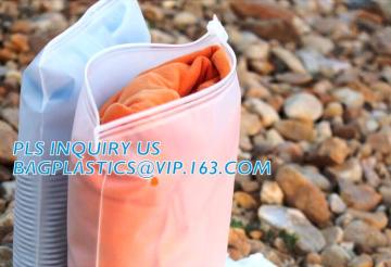slider zipper bags transparent packing plastic bag for clothes, pvc slider zip bag