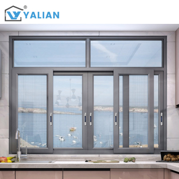 Modern Soundproof Triple Glazed Aluminium Sliding Windows
