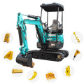 Motor Yanmer New Crawler Small Digger 1Ton