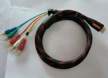 Hdmi To 5rca Hdmi 19pin Dual To 5rca Male To Male 1080p Hdmi Cables 1.3a Hdmi Cable